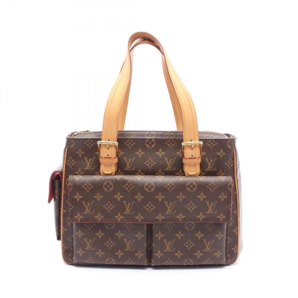 Louis Vuitton Multiplicit Handbag Canvas Leather Monogram Brown